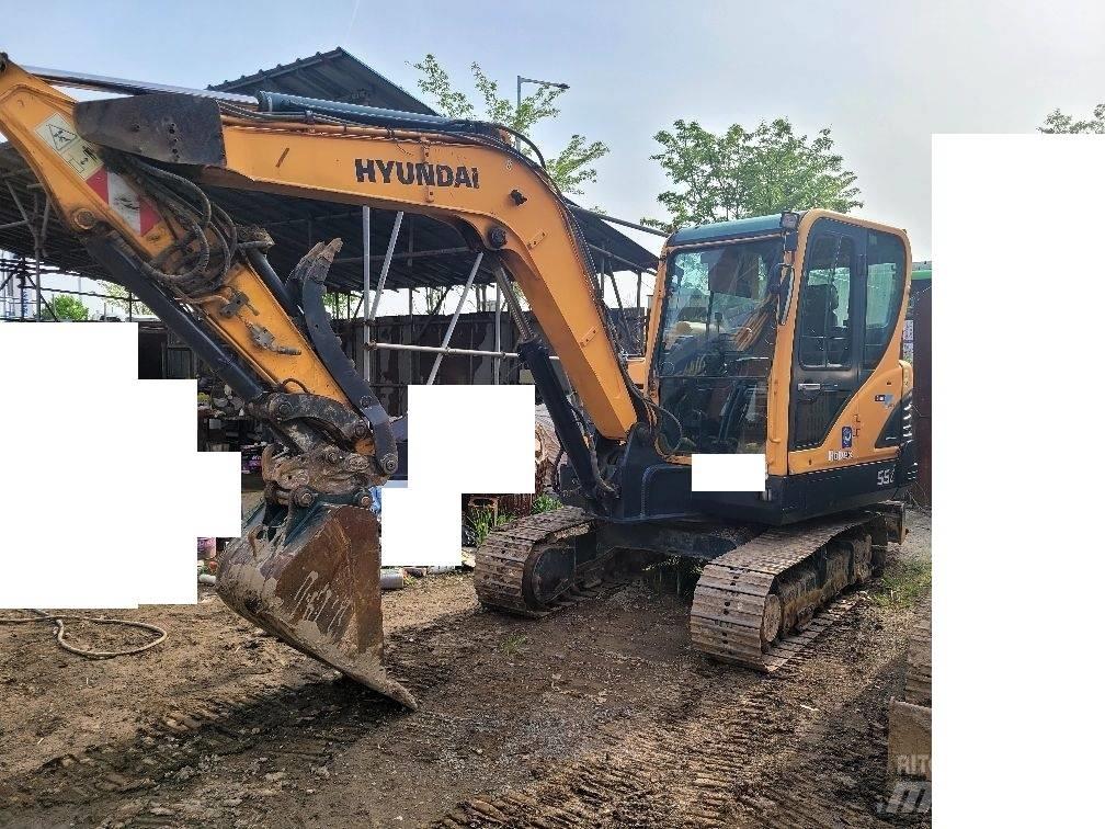 Hyundai Robex 55 Mini ekskavatörler, 7 tona dek