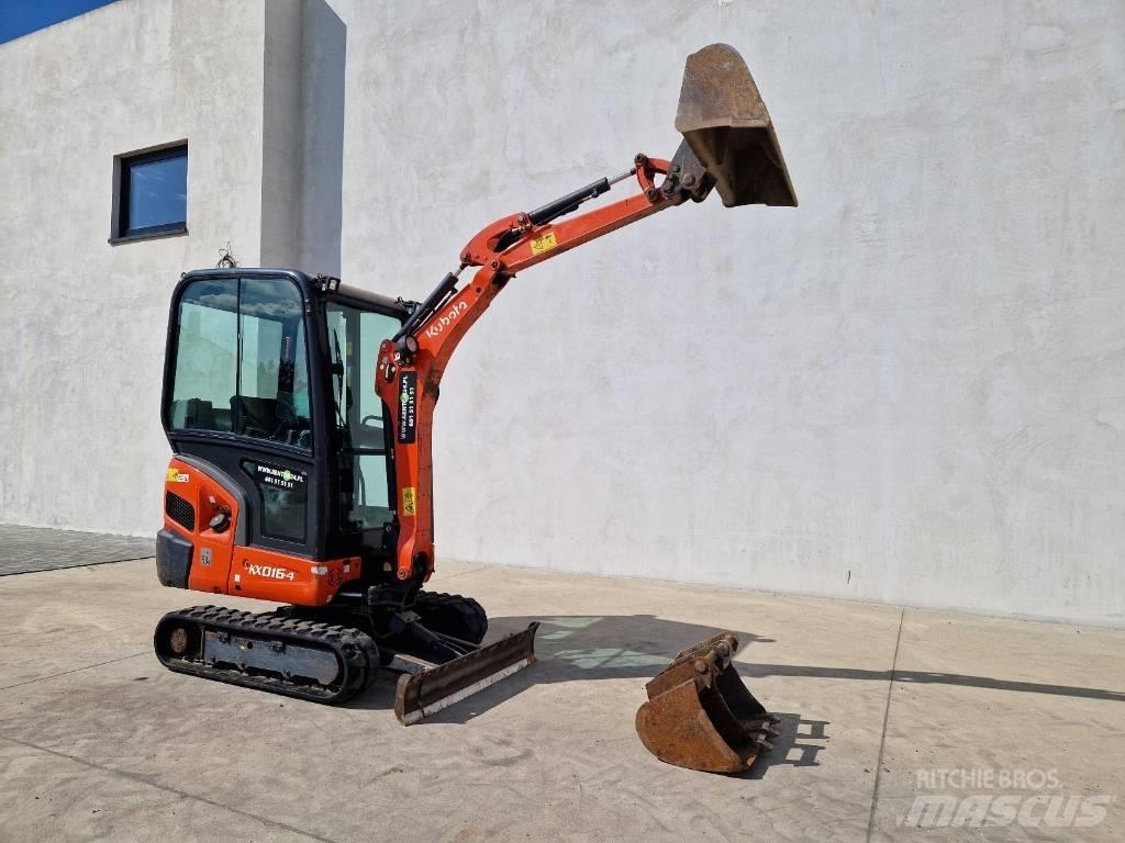 Kubota KX 016-4  P334 Mini ekskavatörler, 7 tona dek
