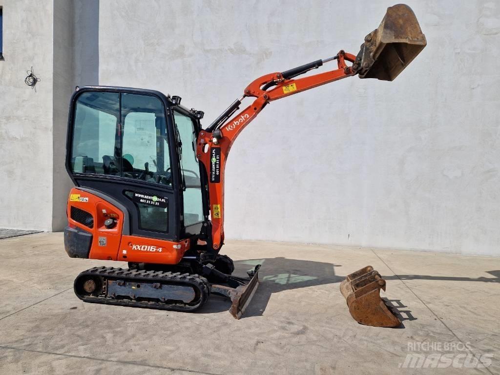 Kubota KX 016-4  P334 Mini ekskavatörler, 7 tona dek