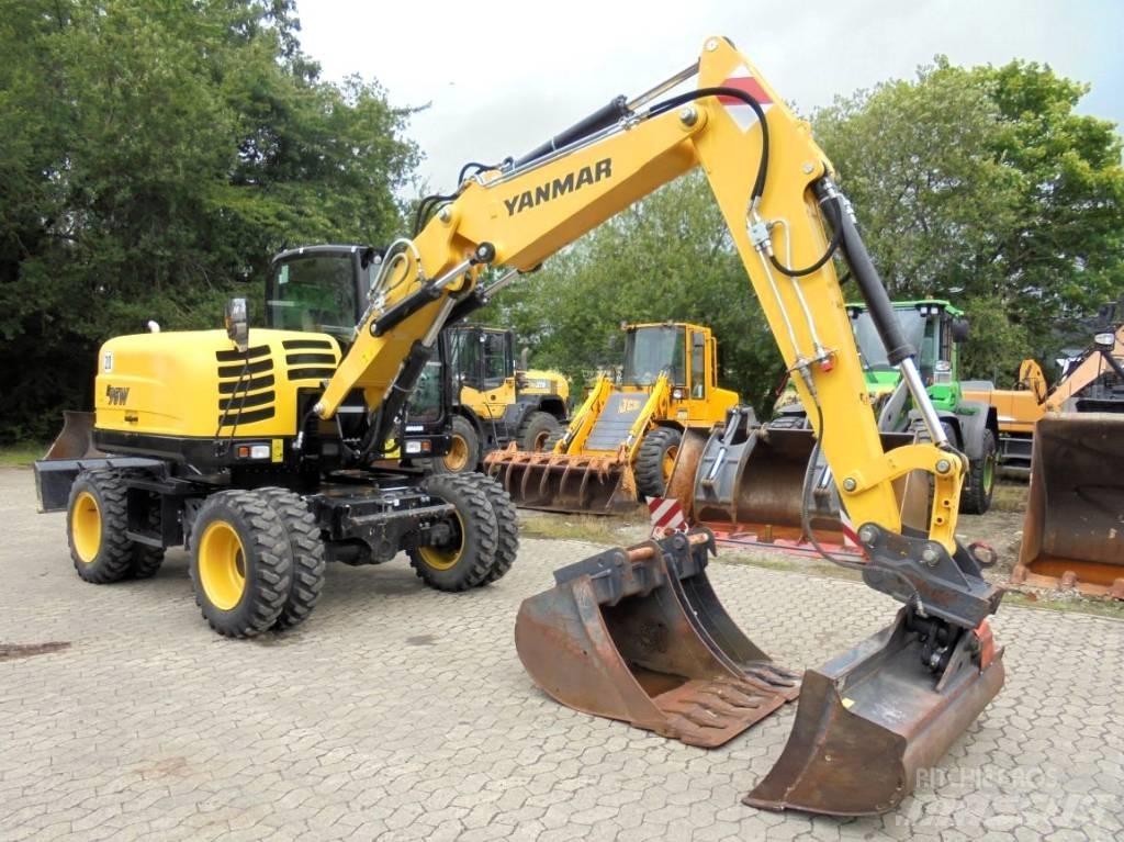 Yanmar B 95 W Lastik tekerli ekskavatörler