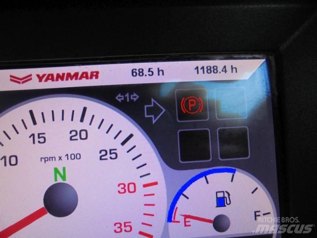 Yanmar B 95 W Lastik tekerli ekskavatörler