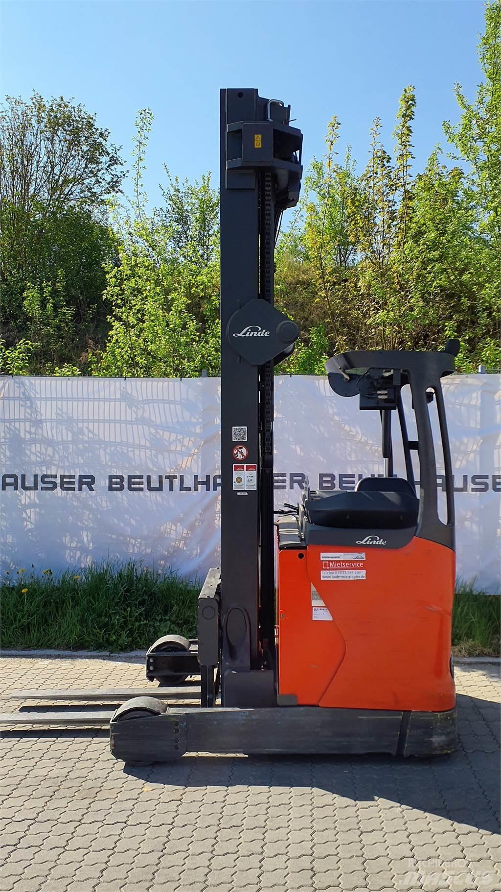 Linde R16HD Reach truck - depo içi istif araçları