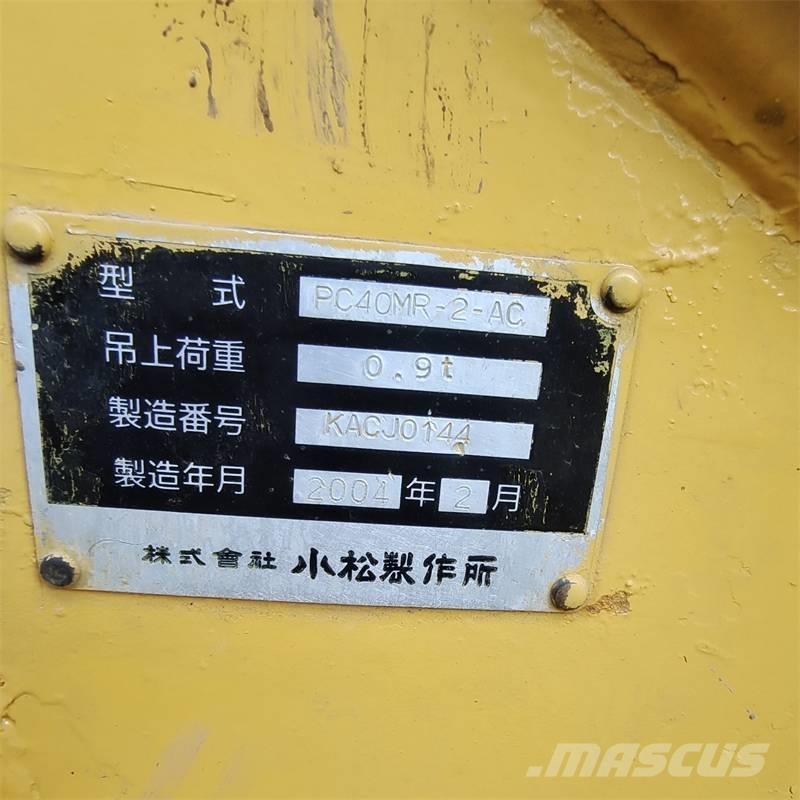 Komatsu PC 40 Mini ekskavatörler, 7 tona dek