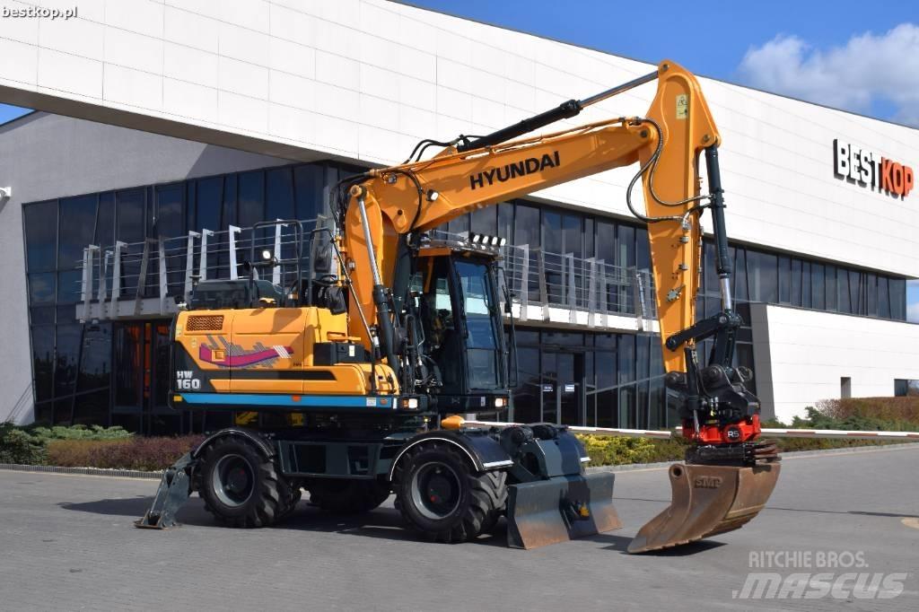 Hyundai HW 160 Lastik tekerli ekskavatörler