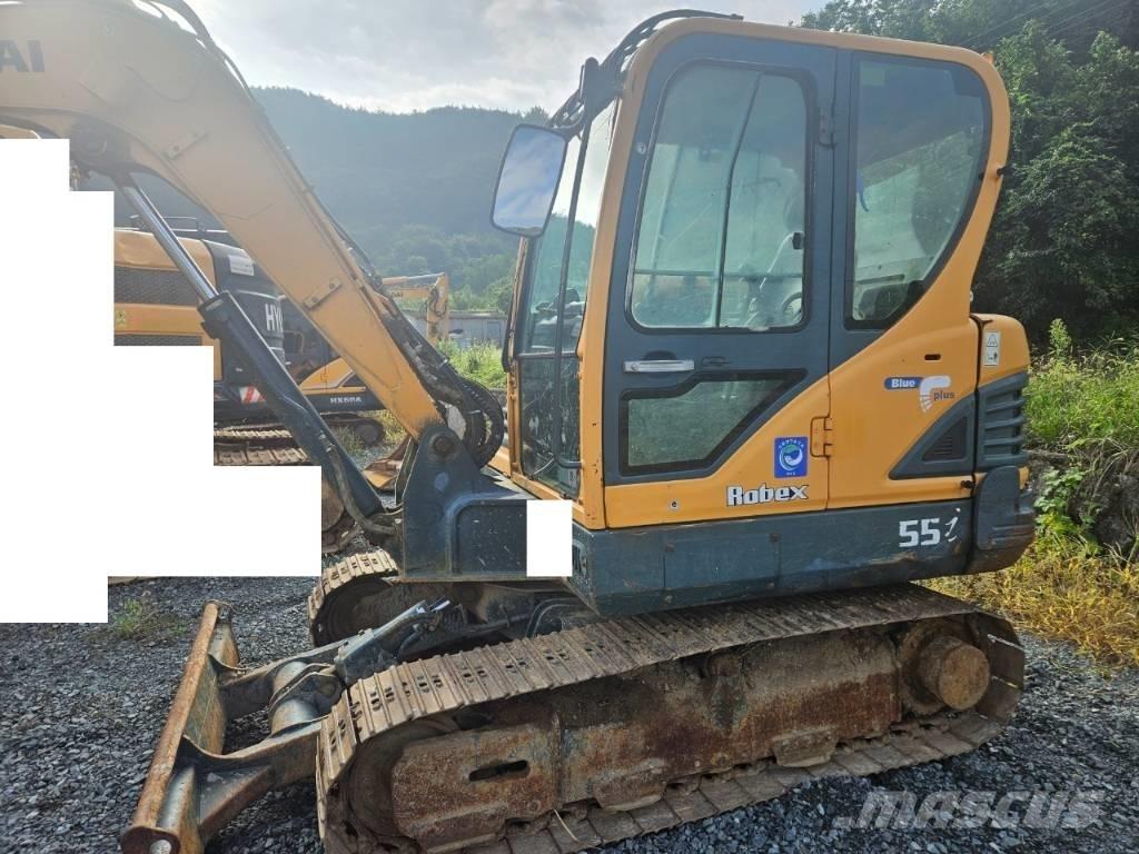 Hyundai Robex 55 Mini ekskavatörler, 7 tona dek