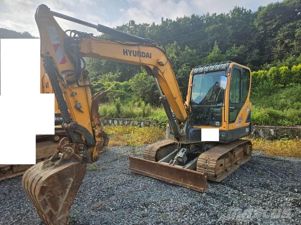 Hyundai Robex 55 Mini ekskavatörler, 7 tona dek