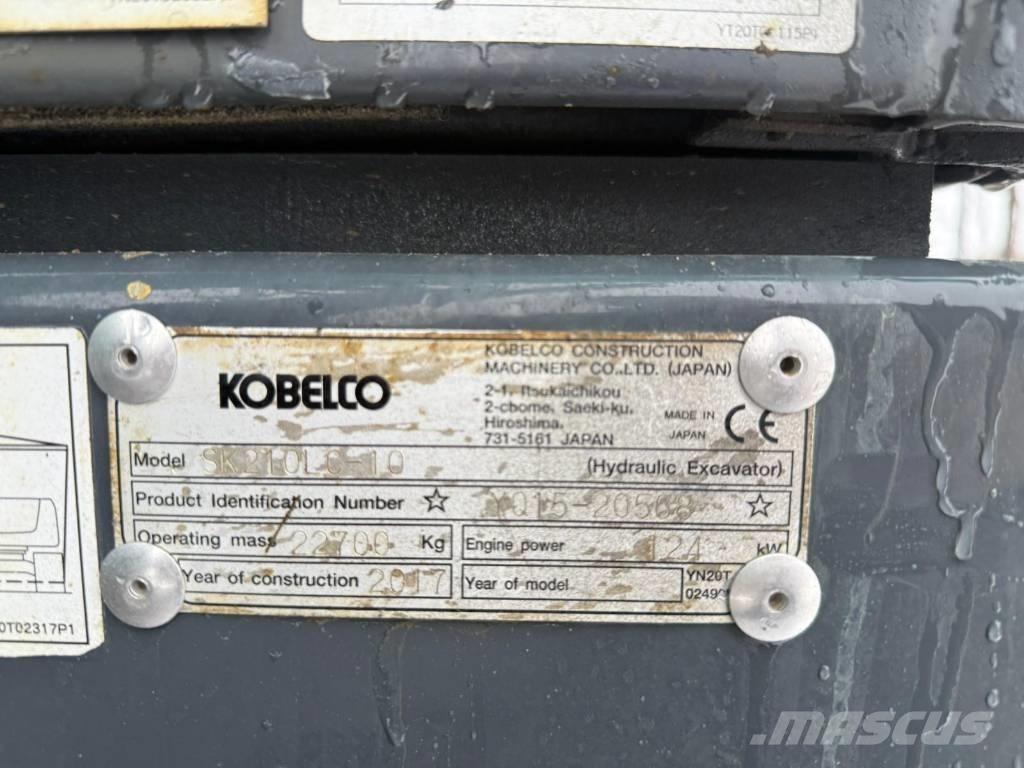 Kobelco SK 210 LC-10 Paletli ekskavatörler