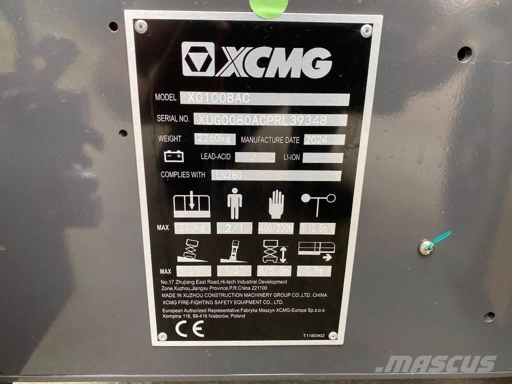 XCMG XG1008AC Diger lift ve platformlar