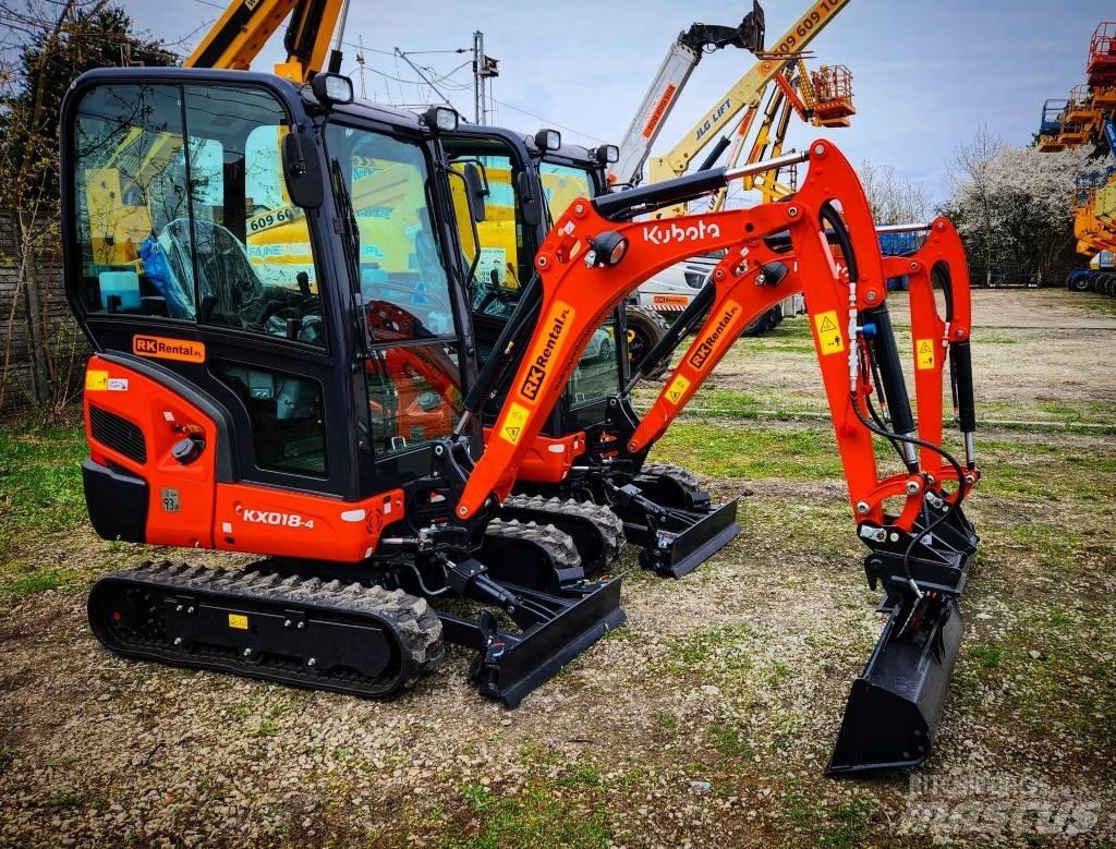 Kubota KX 018-4 Mini ekskavatörler, 7 tona dek