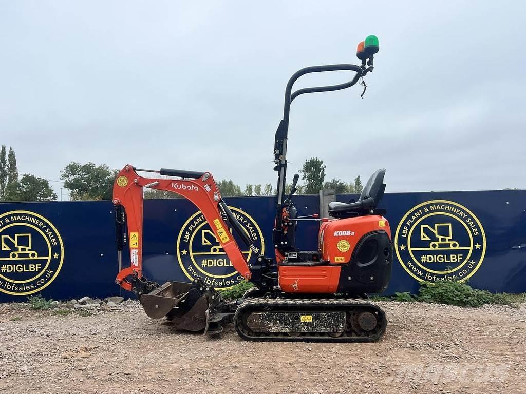 Kubota K008-3 Özel ekskavatörler