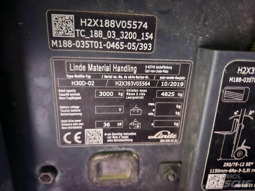 Linde H30D Dizel forkliftler