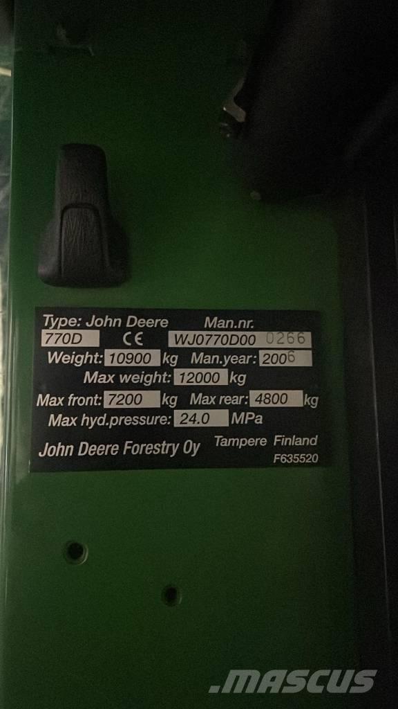 John Deere 770 D Biçerdöverler