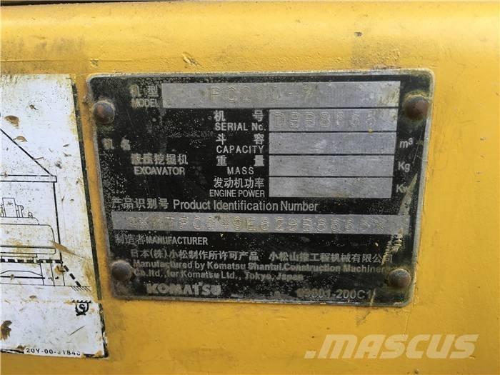 Komatsu PC 200-7 Paletli ekskavatörler