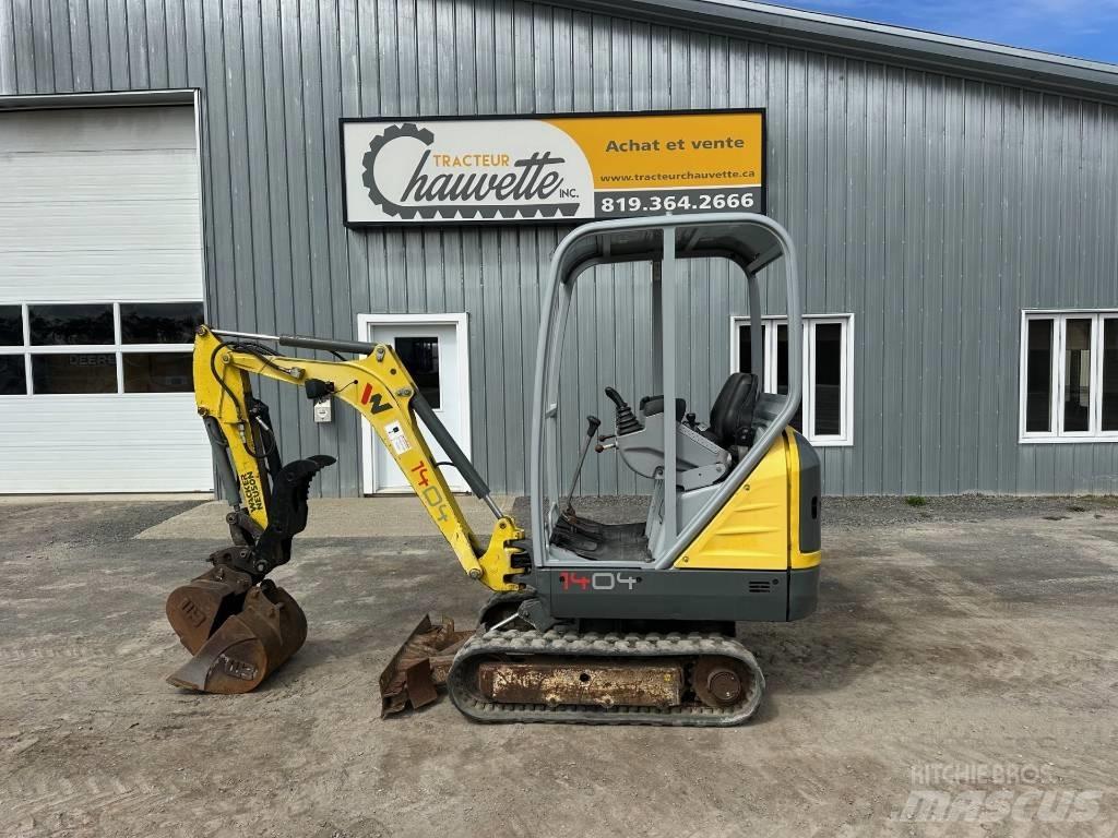 Wacker Neuson 1404 Mini ekskavatörler, 7 tona dek