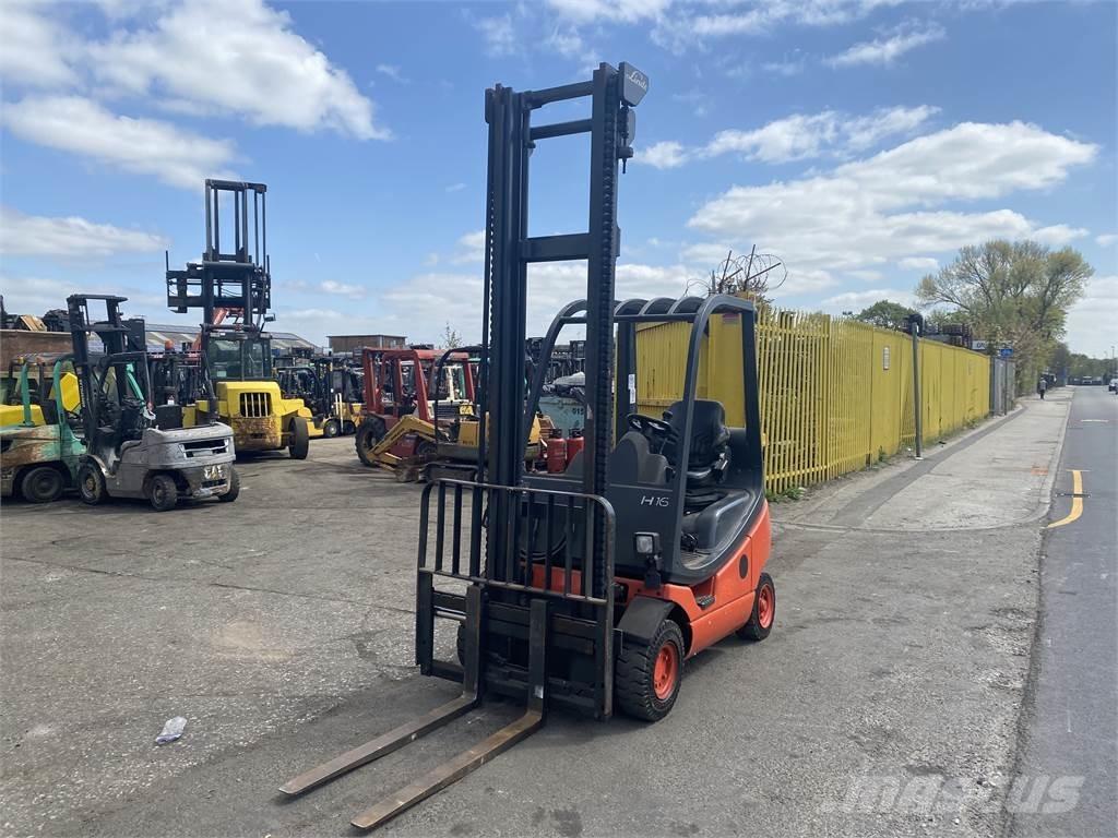 Linde H16T-03 LPG'li forkliftler