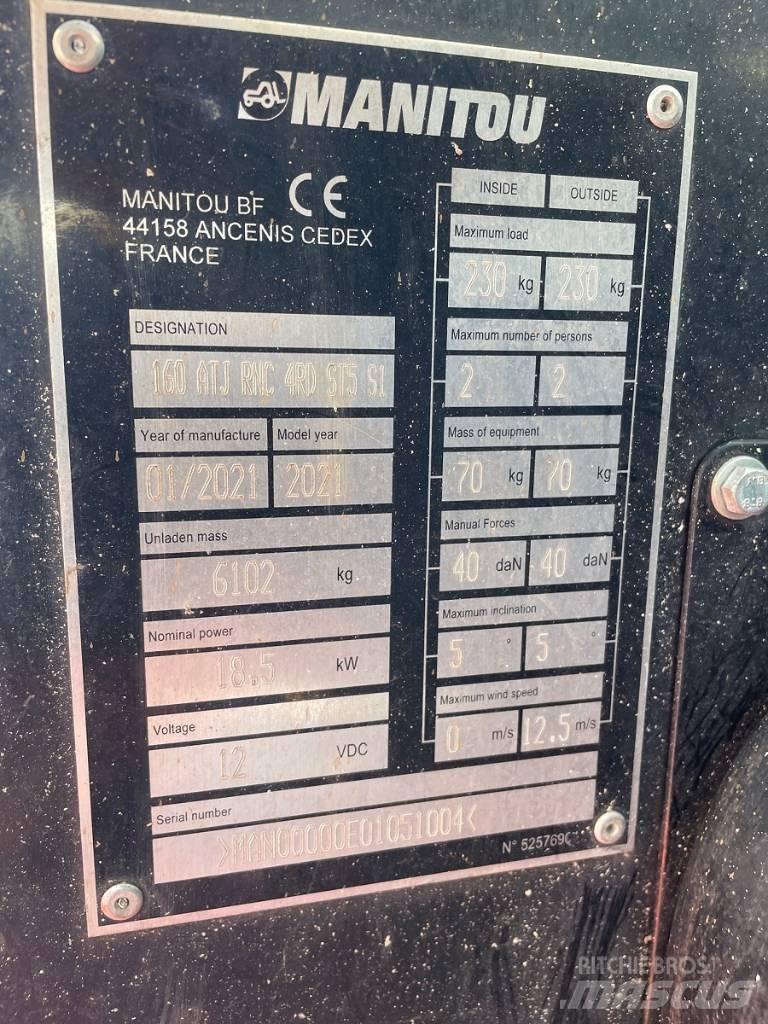 Manitou 160 ATJ Körüklü personel platformları