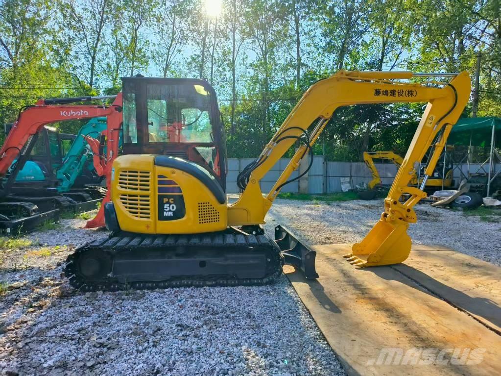 Komatsu PC 50 MR Mini ekskavatörler, 7 tona dek