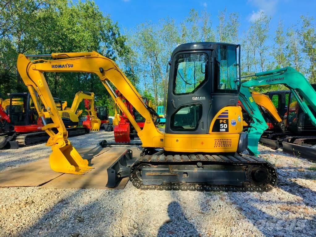 Komatsu PC 50 MR Mini ekskavatörler, 7 tona dek