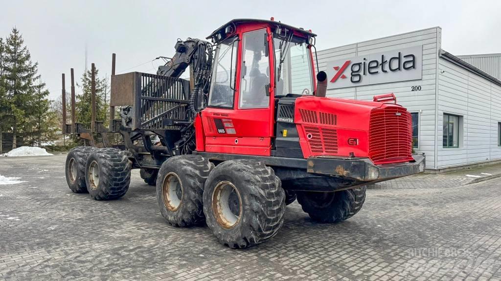 Komatsu 865 Tomruk yükleyici traktörler