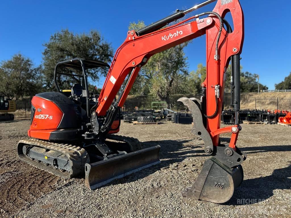 Kubota KX057-5R1 Mini ekskavatörler, 7 tona dek