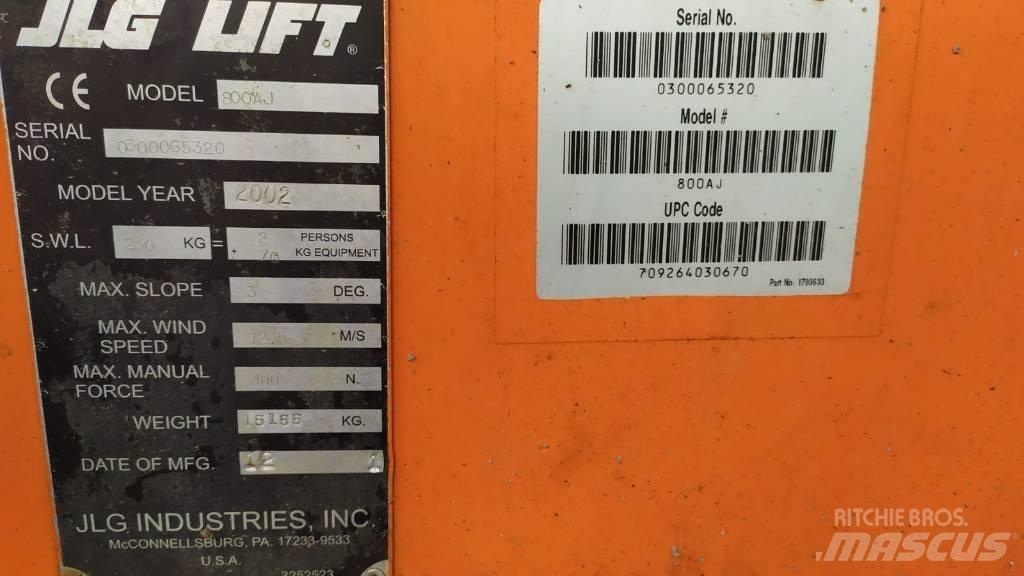 JLG 800 AJ Körüklü personel platformları