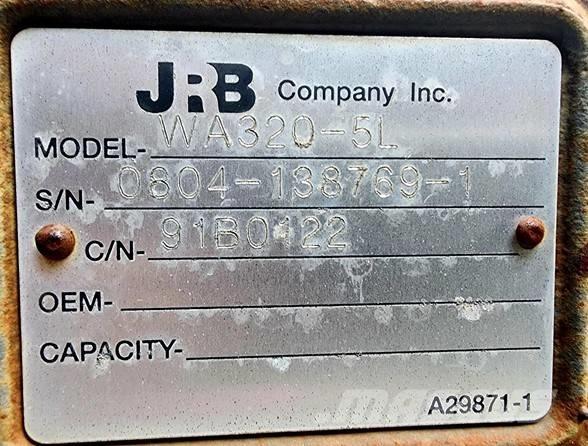 JRB WA 320-5L Diger parçalar