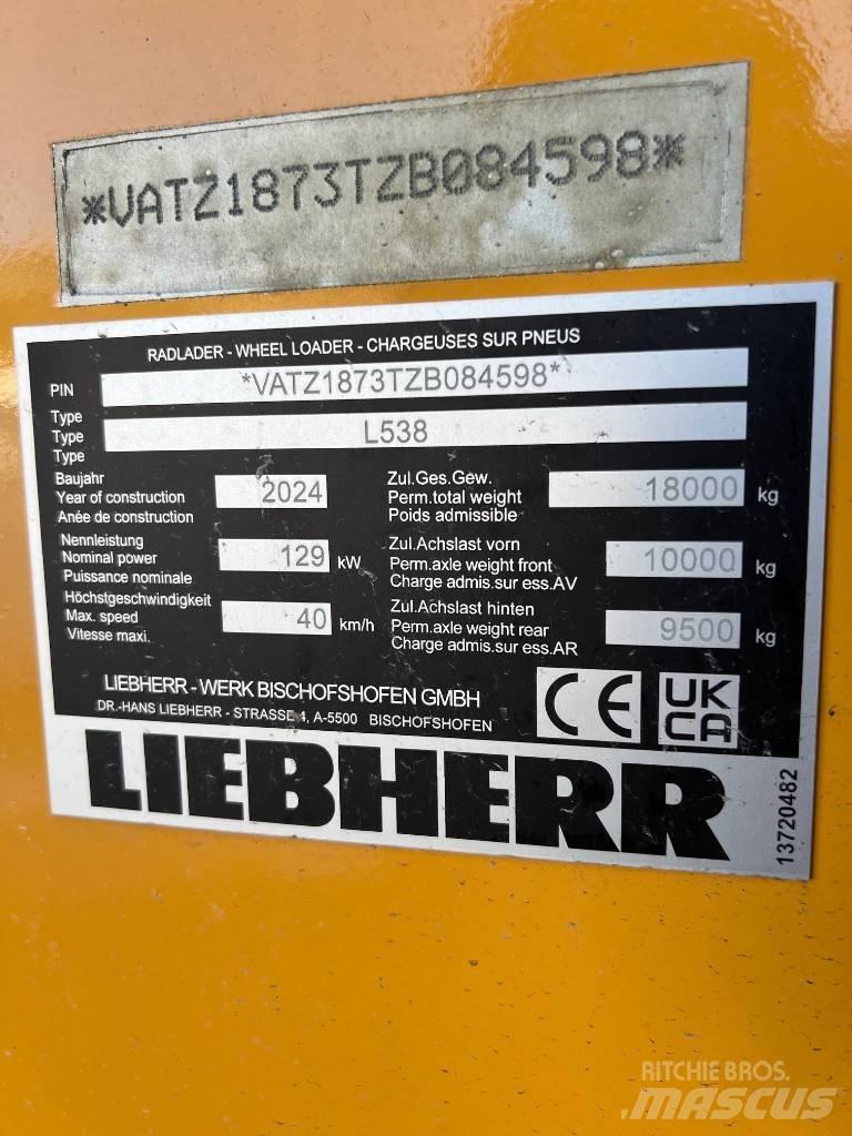 Liebherr L 538 Tekerlekli yükleyiciler