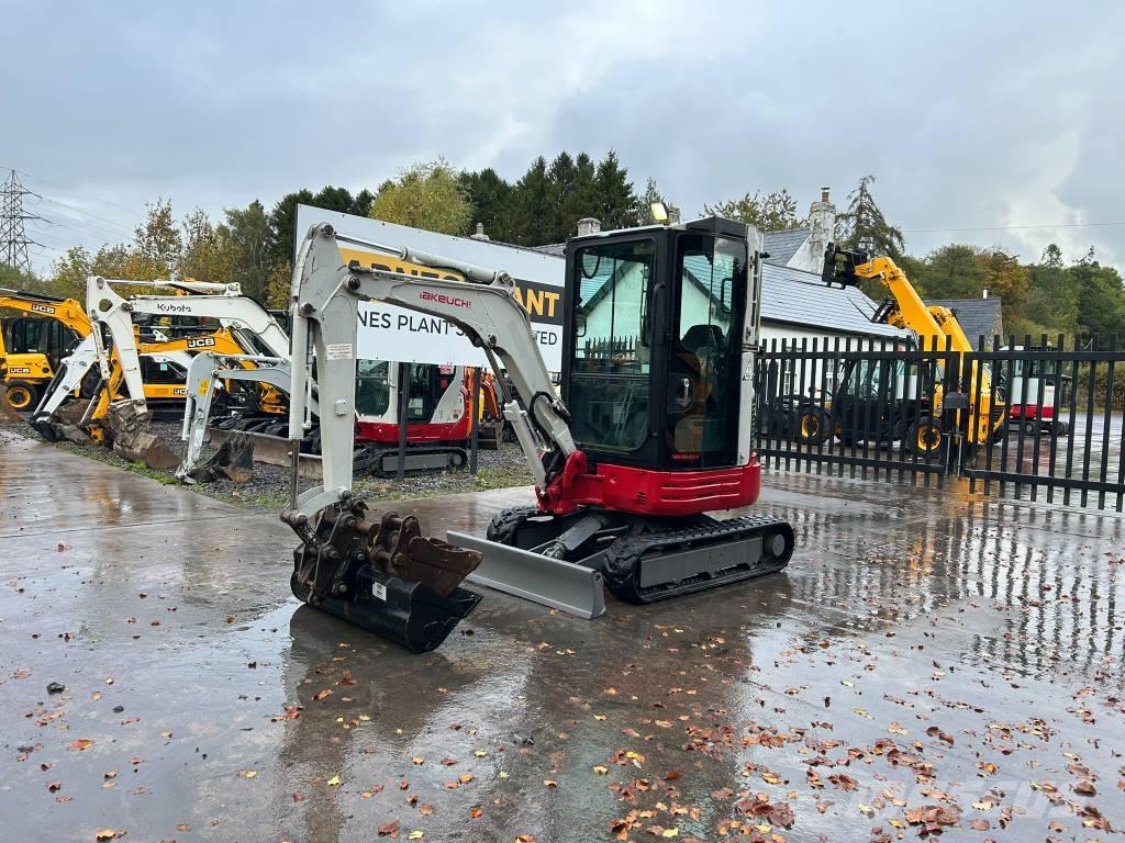Takeuchi TB 23 R Mini ekskavatörler, 7 tona dek