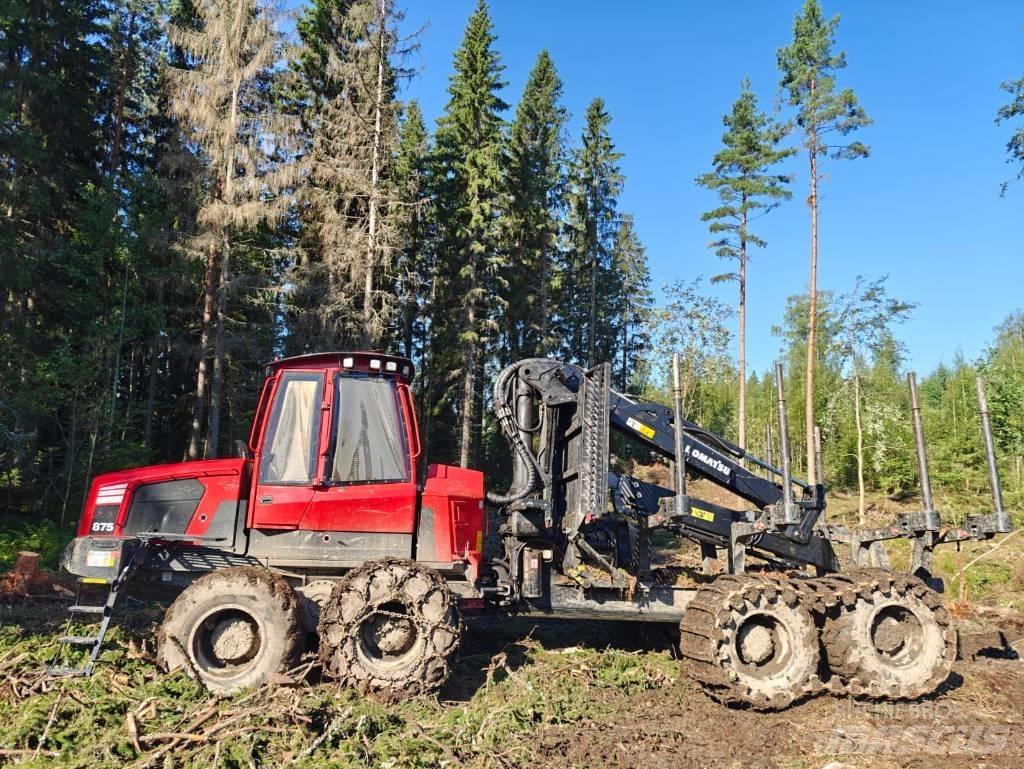 Komatsu 875 Tomruk yükleyici traktörler
