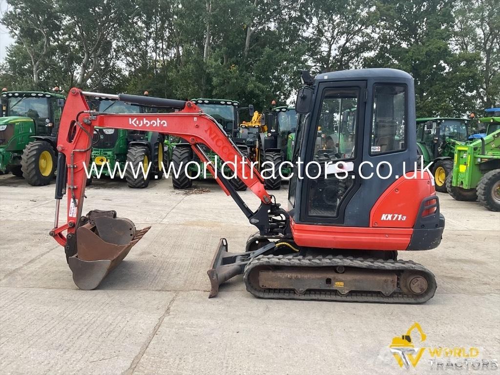 Kubota KX 71-3 Mini ekskavatörler, 7 tona dek