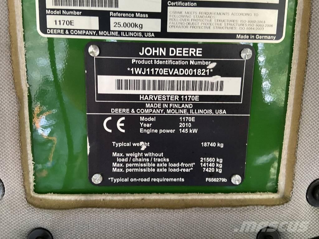 John Deere 1170 E Biçerdöverler