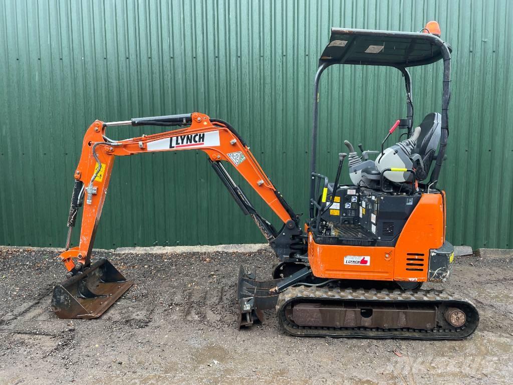 Hitachi ZX 19 U-6 Mini ekskavatörler, 7 tona dek