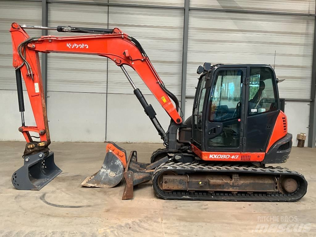 Kubota KX 080-4 A Midi ekskavatörler 7 - 12 t