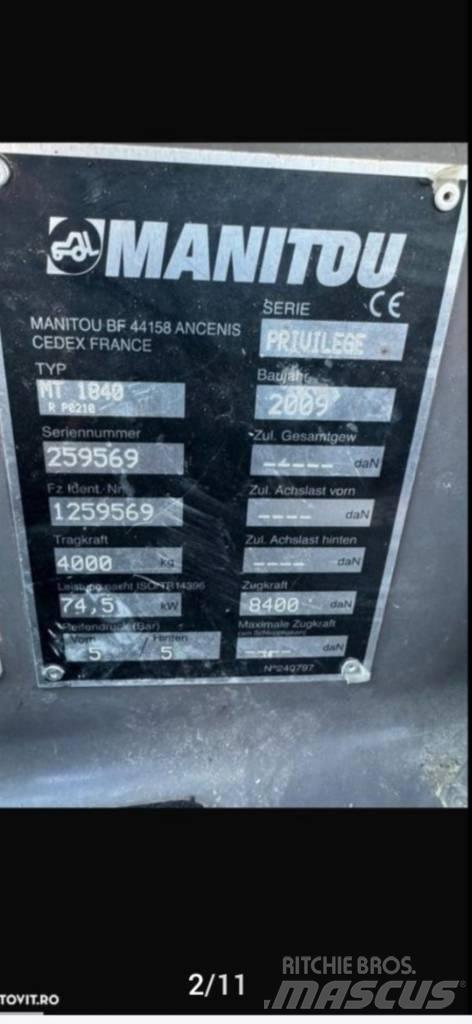 Manitou 1840 Teleskopik yükleyiciler