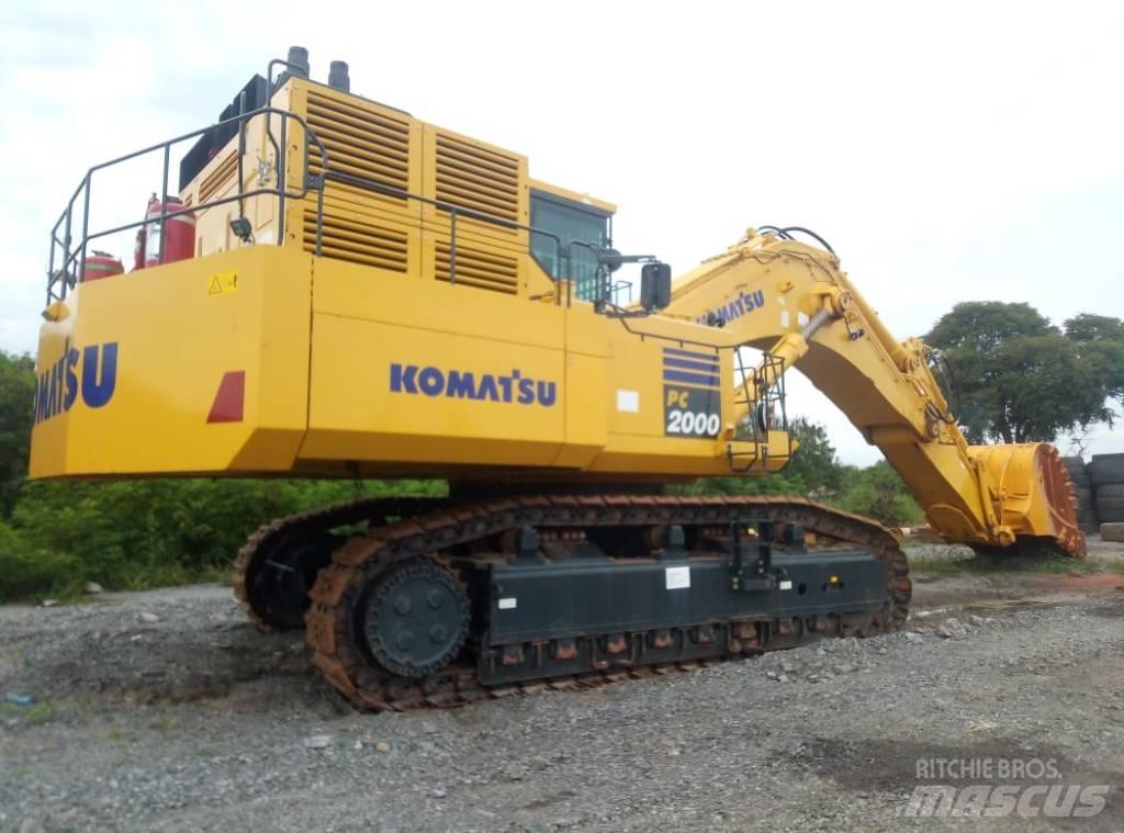 Komatsu PC 2000 Paletli ekskavatörler