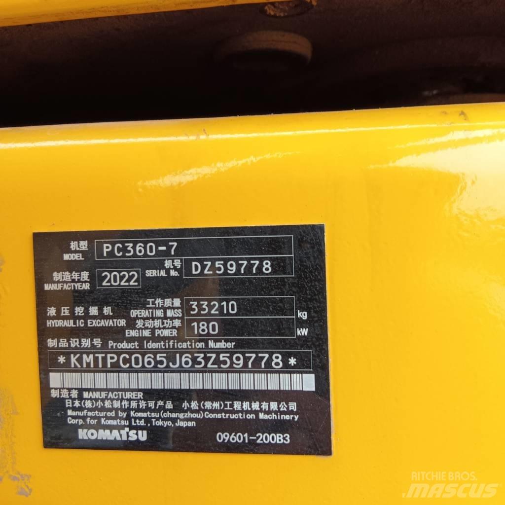 Komatsu PC 360-7 Paletli ekskavatörler