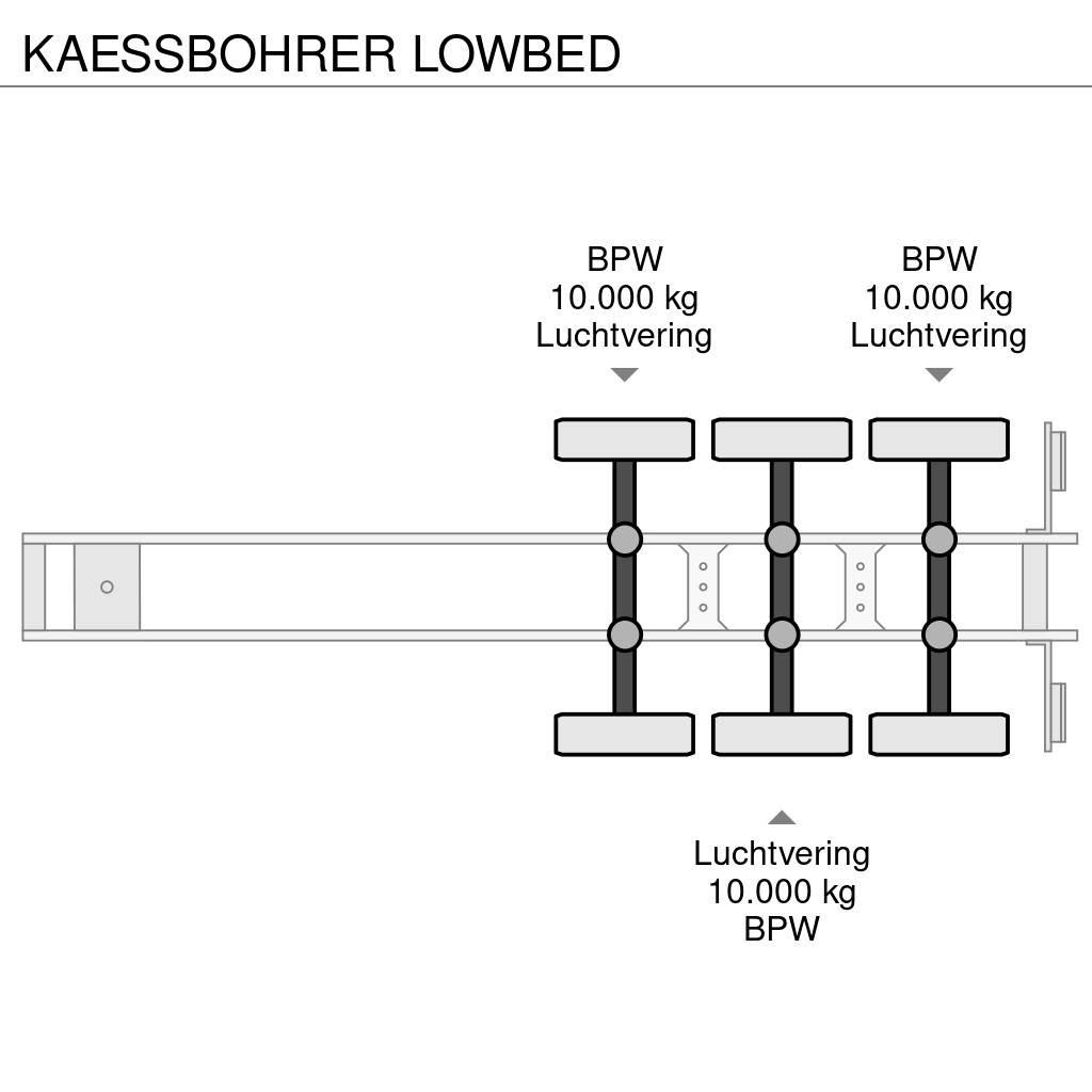 Kässbohrer LOWBED Low loader yari çekiciler