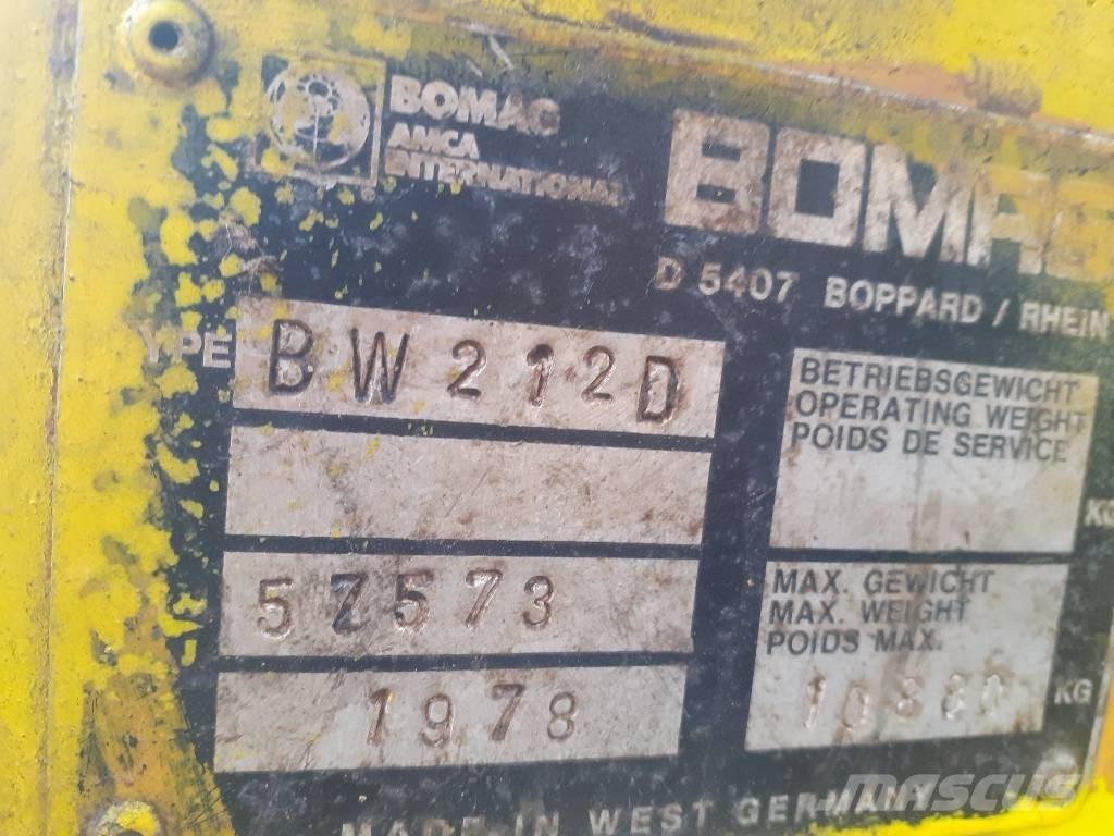 Bomag BW 212 D Zemin sıkıştırma makineleri