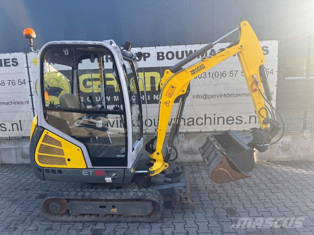 Wacker Neuson ET 18 Mini ekskavatörler, 7 tona dek