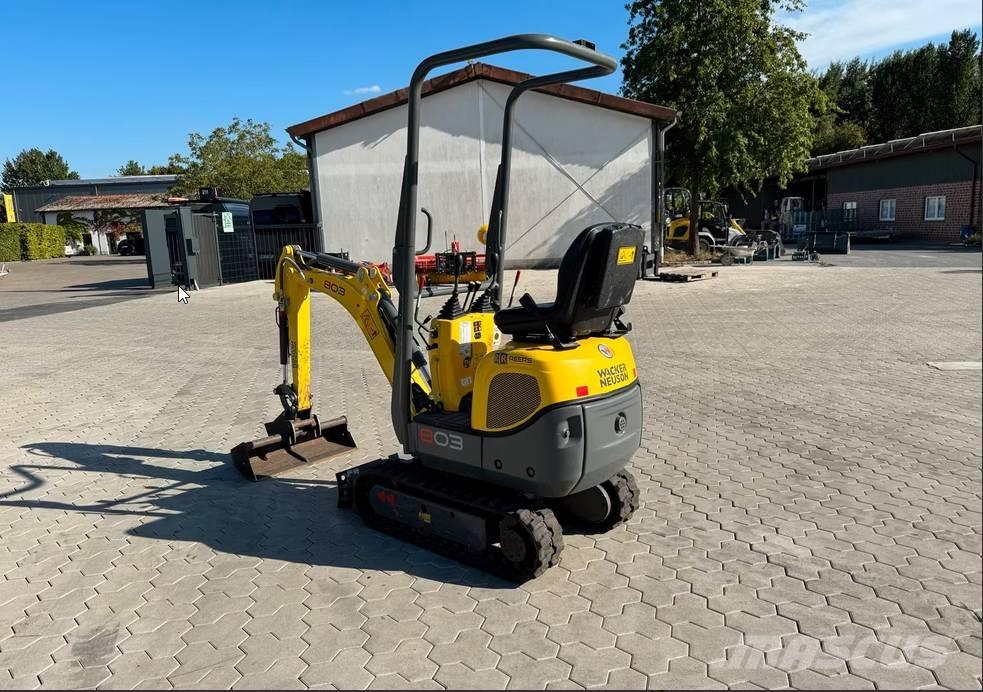Wacker Neuson 803 Paletli ekskavatörler