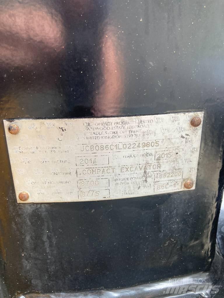 JCB 86 C-1 eco Midi ekskavatörler 7 - 12 t
