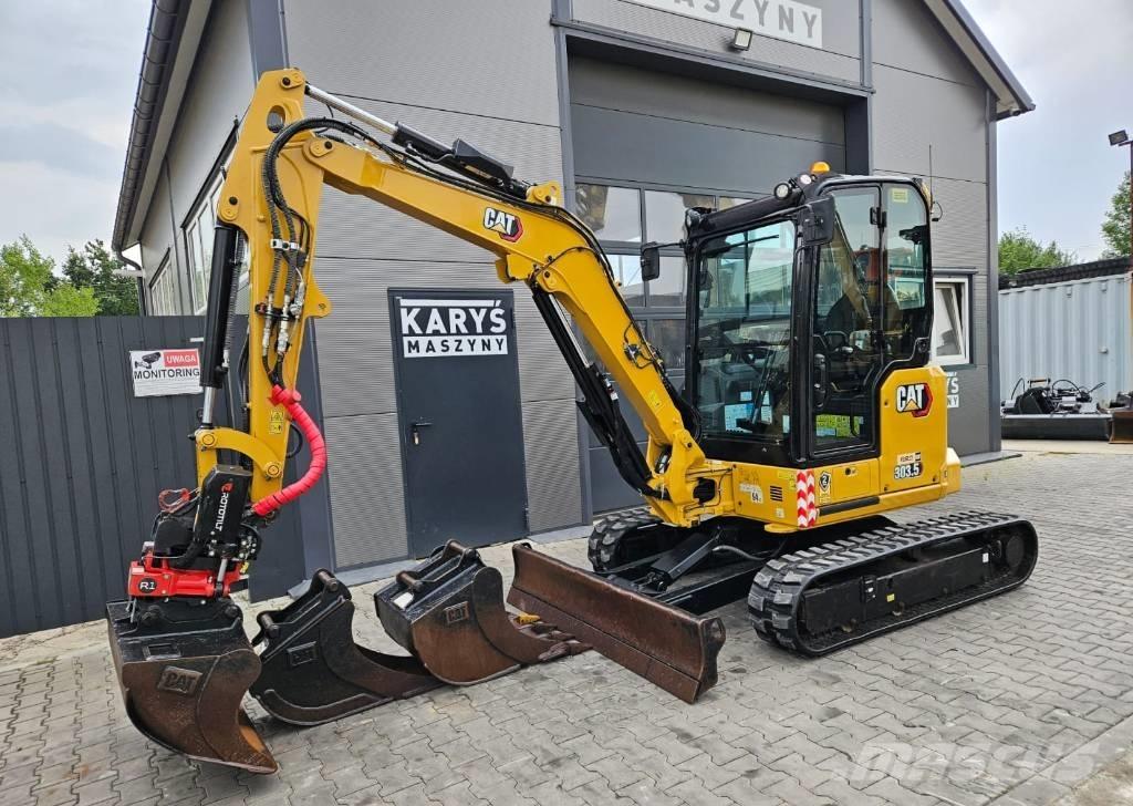 CAT 303.5 CR Mini ekskavatörler, 7 tona dek