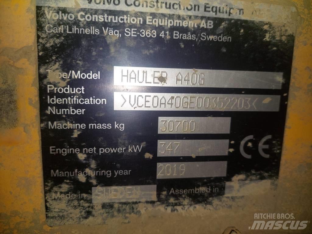 Volvo A 40 G Belden kirma kaya kamyonu