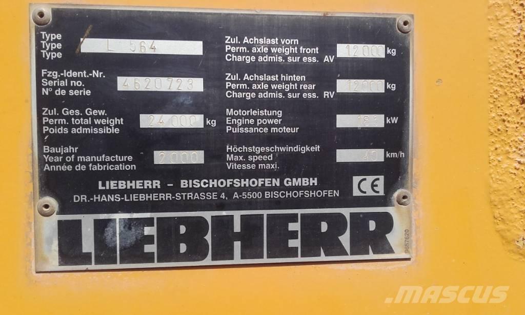 Liebherr L 564 Tekerlekli yükleyiciler