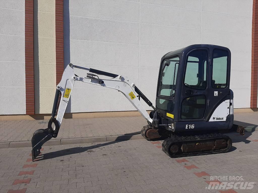 Bobcat E 16 Mini ekskavatörler, 7 tona dek
