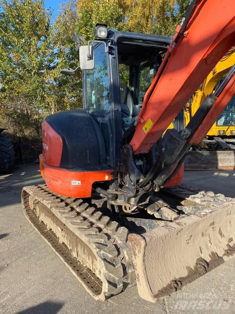 Kubota KX 057-4 Mini ekskavatörler, 7 tona dek