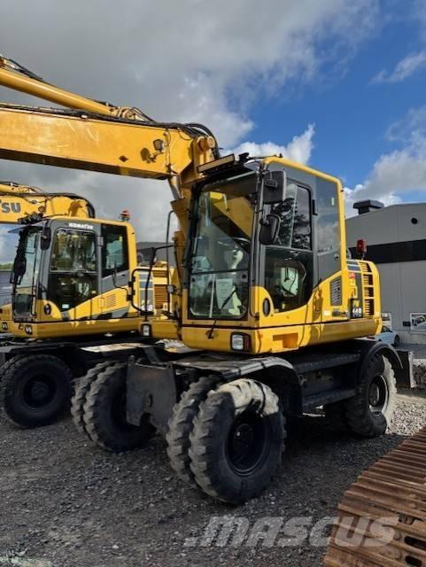 Komatsu PW 148-8 Lastik tekerli ekskavatörler