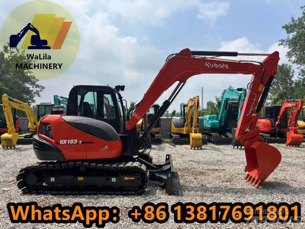 Kubota KX 183-3 Mini ekskavatörler, 7 tona dek