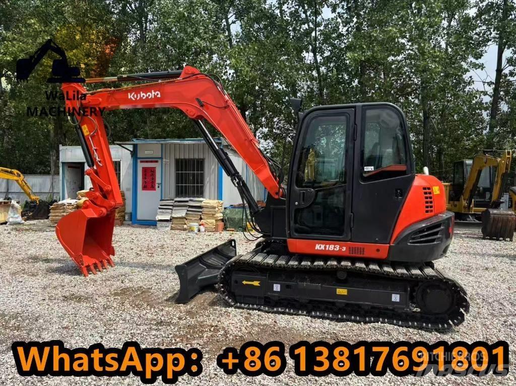Kubota KX 183-3 Mini ekskavatörler, 7 tona dek