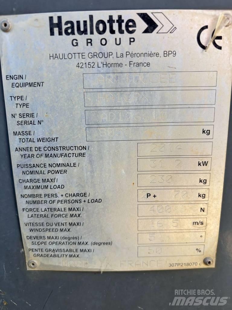 Haulotte HA 18 PX Körüklü personel platformları